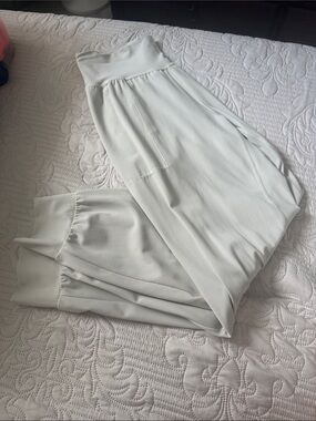 Athleta Light Gray Track Joggers